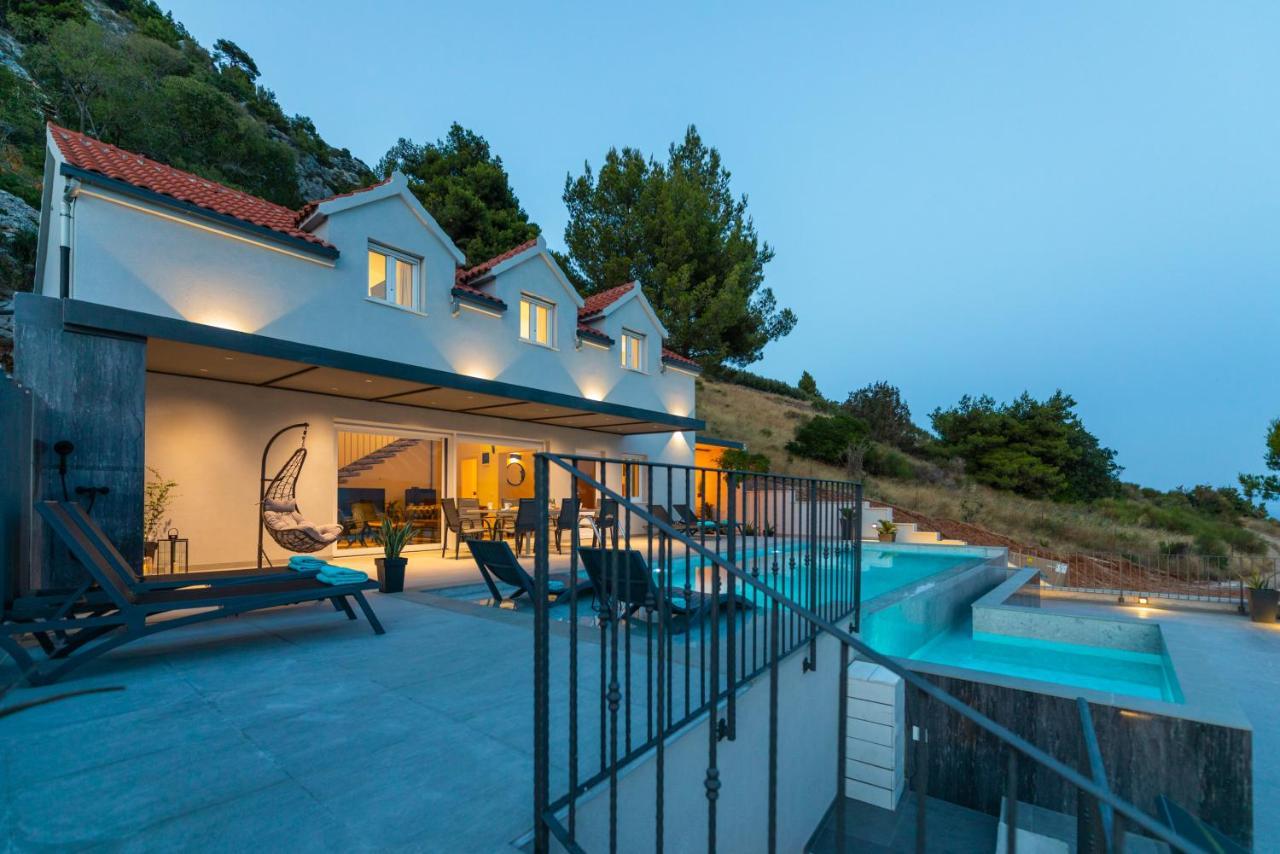 Villa Kruna With Breathtaking View Murvica  Buitenkant foto